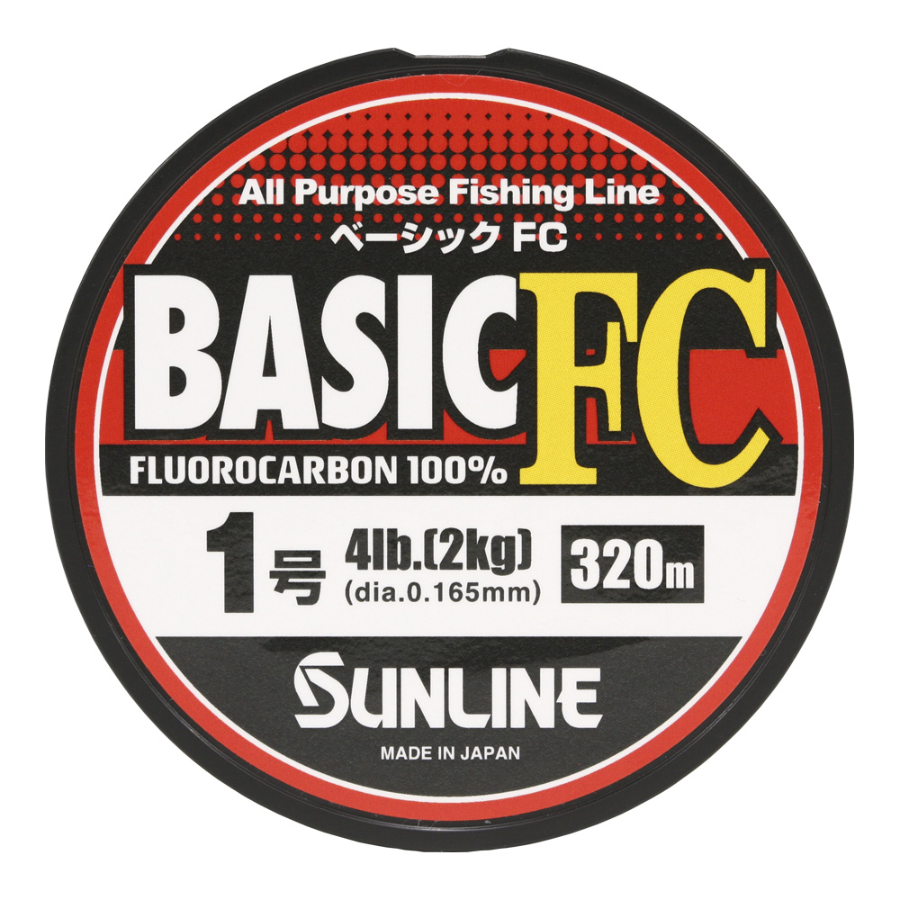 山竹商會釣具│日本桑賴SUNLINE Basic FC 320M 碳纖線 釣魚線 釣線 池釣 海釣 日本直送